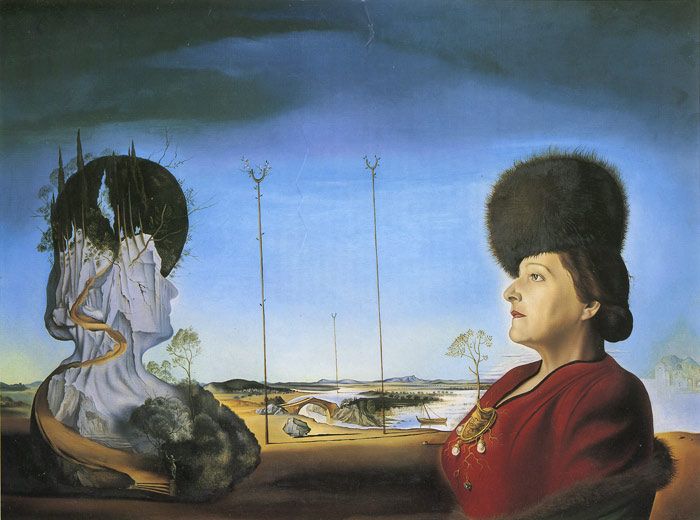 700x520 Portrait Of Mrs. Isabel Styler Tas, 1945 Dali Dali - Salvador Dali Portrait Painting