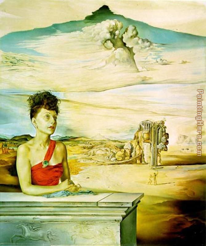 669x800 Salvador Dali Portrait Of Mrs. Jack Warner Painting Anysize 50 - Salvador Dali Portrait Painting