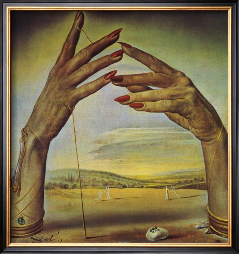 800x850 Artwork By Salvador - Salvador Dali Woman Painting