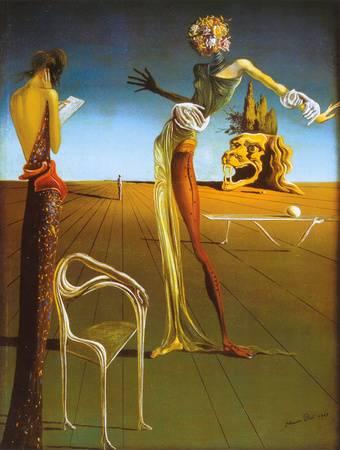 340x450 Woman With Head Of Roses Art Print By Salvador - Salvador Dali Woman Painting