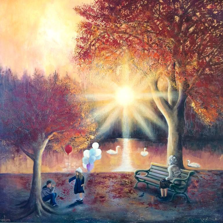 770x770 Saatchi Art Salvation By The Water Painting By Christina Tracy - Salvation Painting