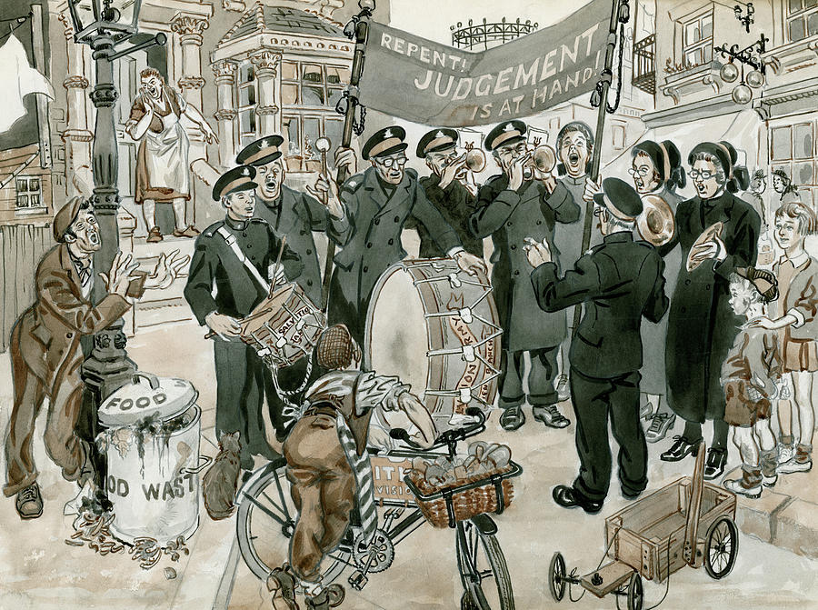 900x671 Salvation Army Painting By Peter Jackson - Salvation Painting
