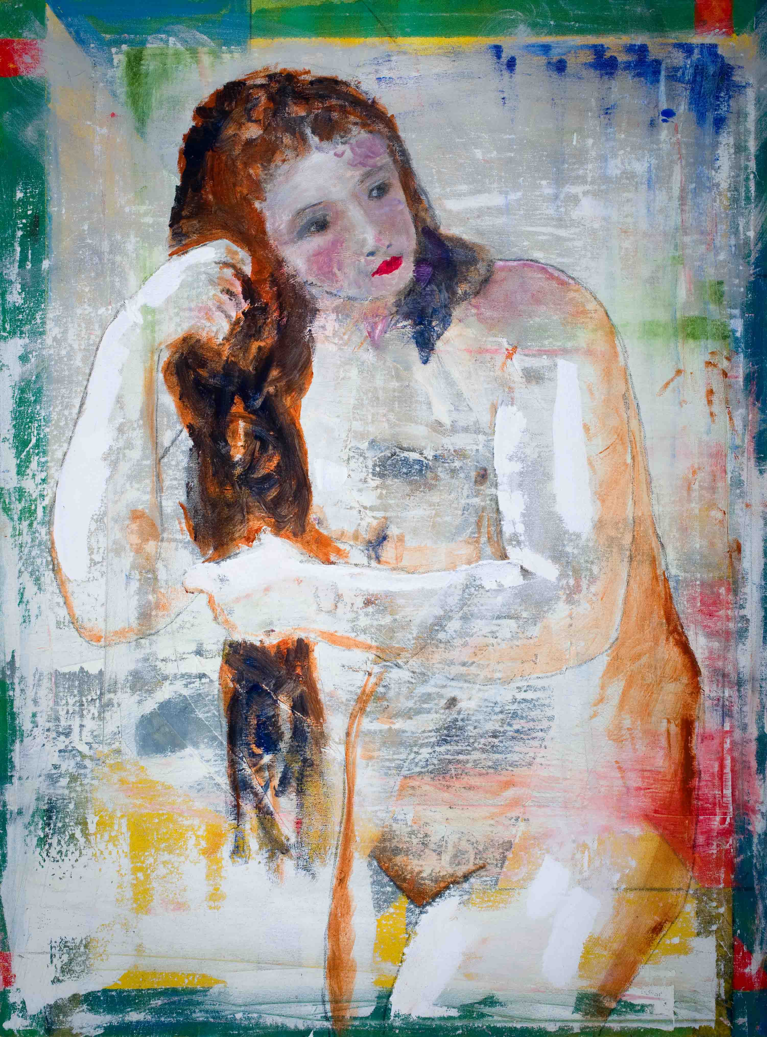 3003x4057 Gallery The Sam Baker Gallery Painting - Sam Painting