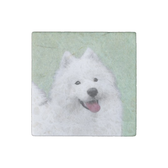 540x540 Samoyed 2 Painting - Samoyed Painting