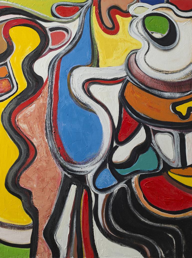 770x1032 Saatchi Art Three Graces Painting By Michael Sampson - Sampson Painting