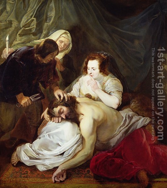 532x600 Samson And Delilah Pieter Claesz. Soutman Reproduction 1st Art - Samson And Delilah Painting