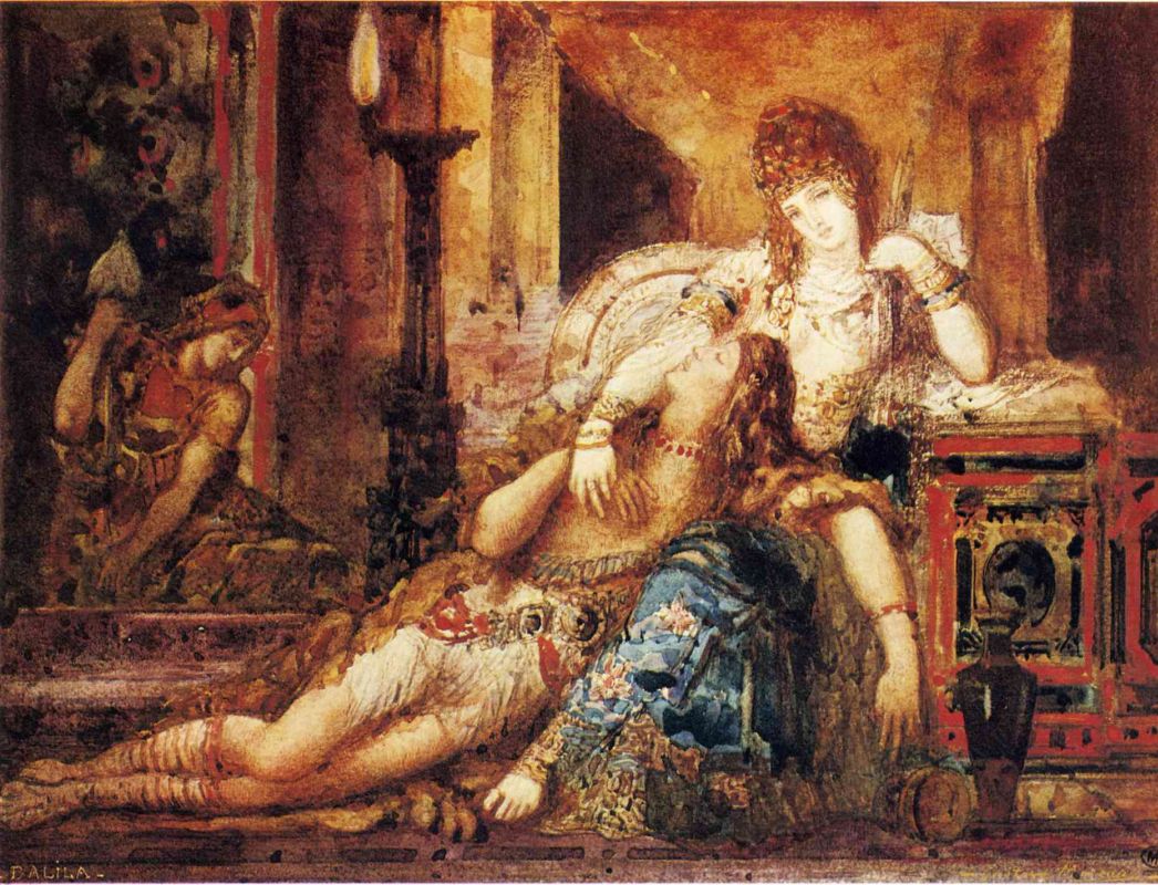 1046x800 Samson And Delilah By Gustave Moreau History, Analysis Amp Facts - Samson And Delilah Painting
