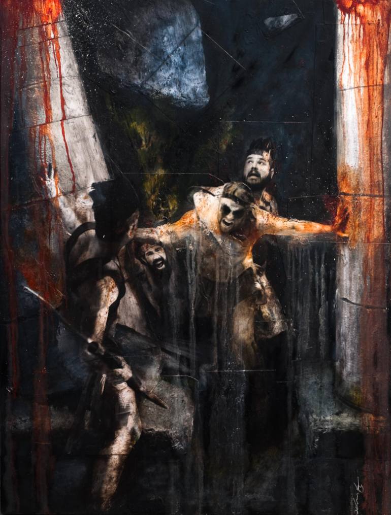 770x1015 Saatchi Art Final Vengeance (The Death Of Samson() Painting By - Samson Painting
