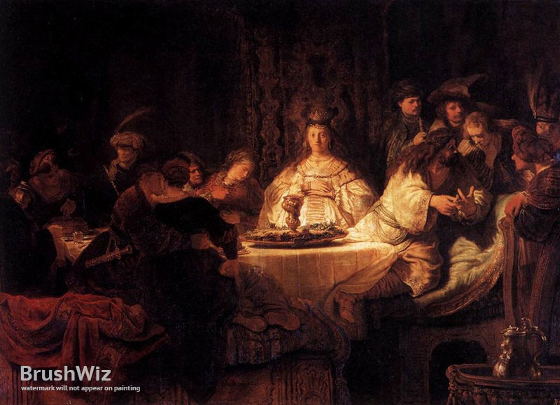 800x579 The Wedding Of Samson By Rembrandt - Samson Painting