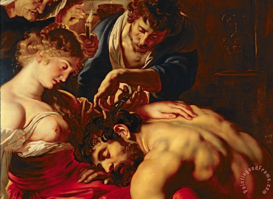 960x700 Rubens Samson And Delilah Painting - Samson Painting