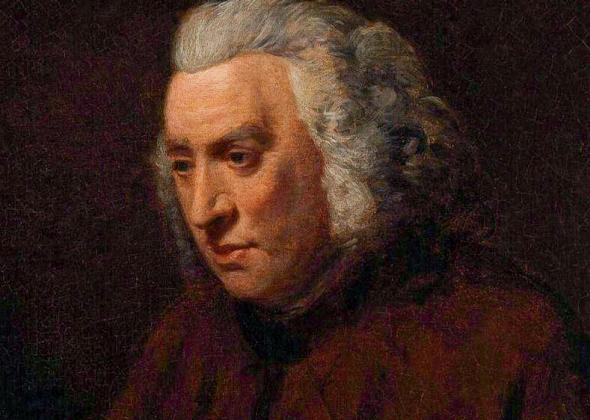 590x420 Robert Pinsky Discusses Samuel Johnson's Classic Poem On The Death - Samuel Johnson Painting