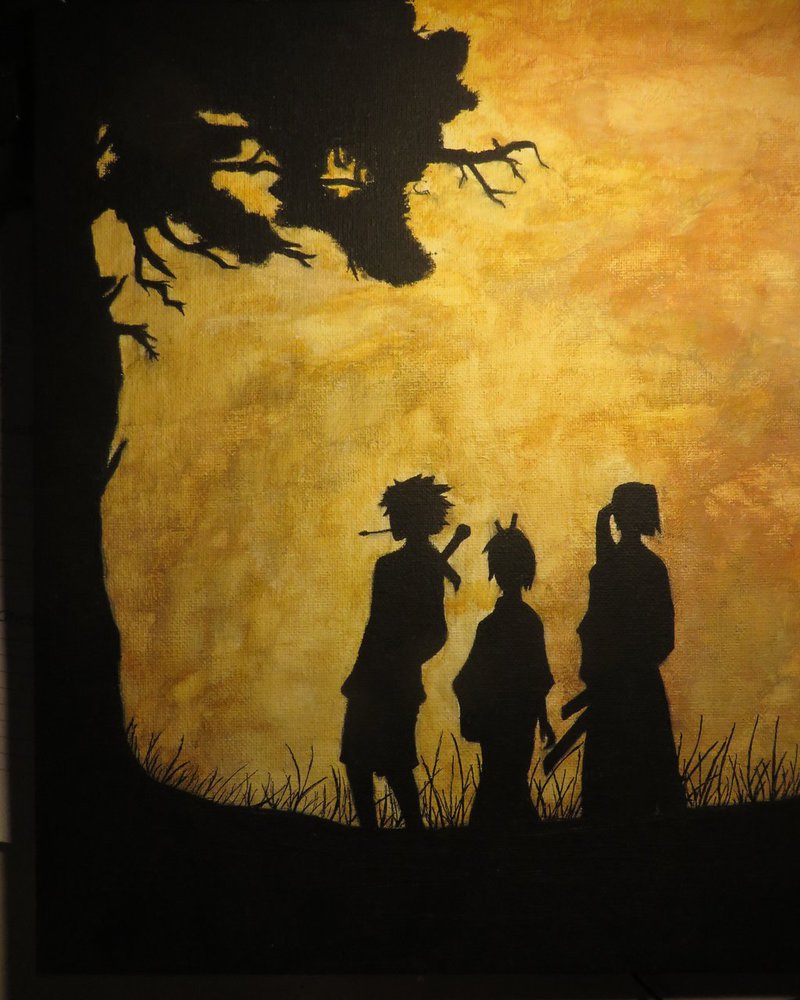 800x1000 Samurai Champloo Painting By Xphance - Samurai Champloo Painting