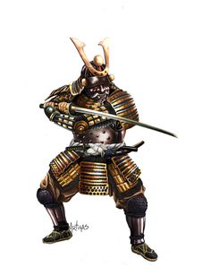 Samurai Helmet Painting at PaintingValley.com | Explore collection of ...