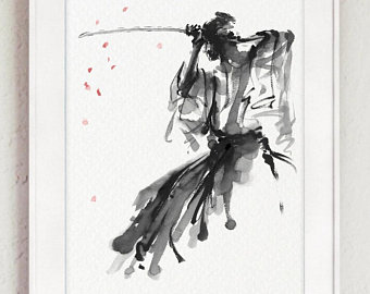 340x270 Sumi E Ink Painting Art Gallery By Mariusz Szmerdt By Samuraiart - Samurai Ink Painting