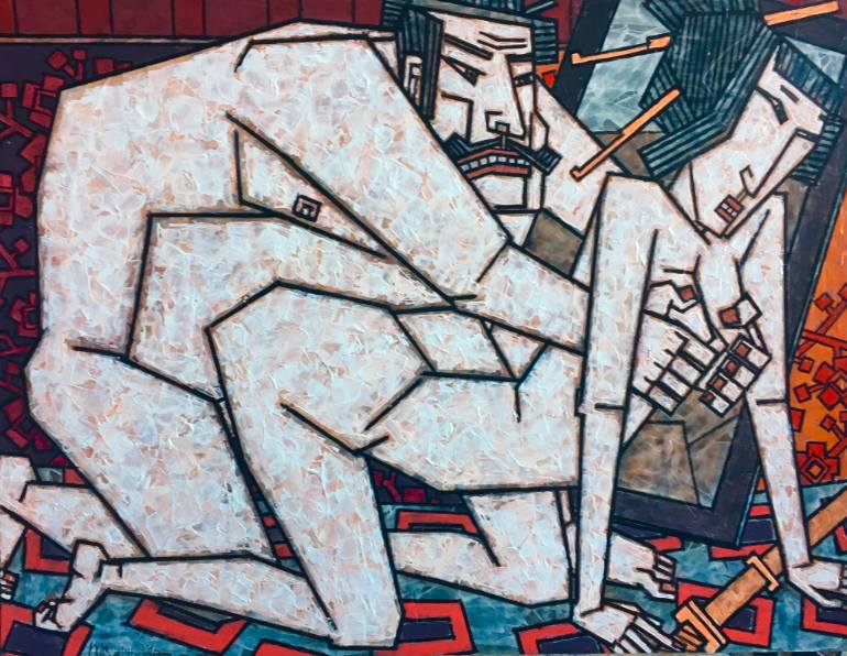 770x596 Saatchi Art Games Samurai Painting By Trubin Dmitriy - Samurai Painting