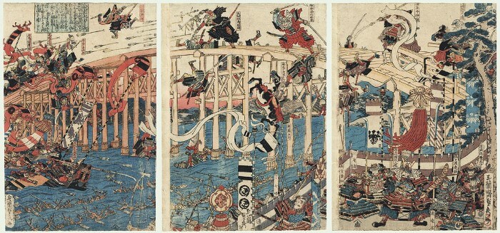 700x327 Seppuku Painting - Samurai Seppuku Painting