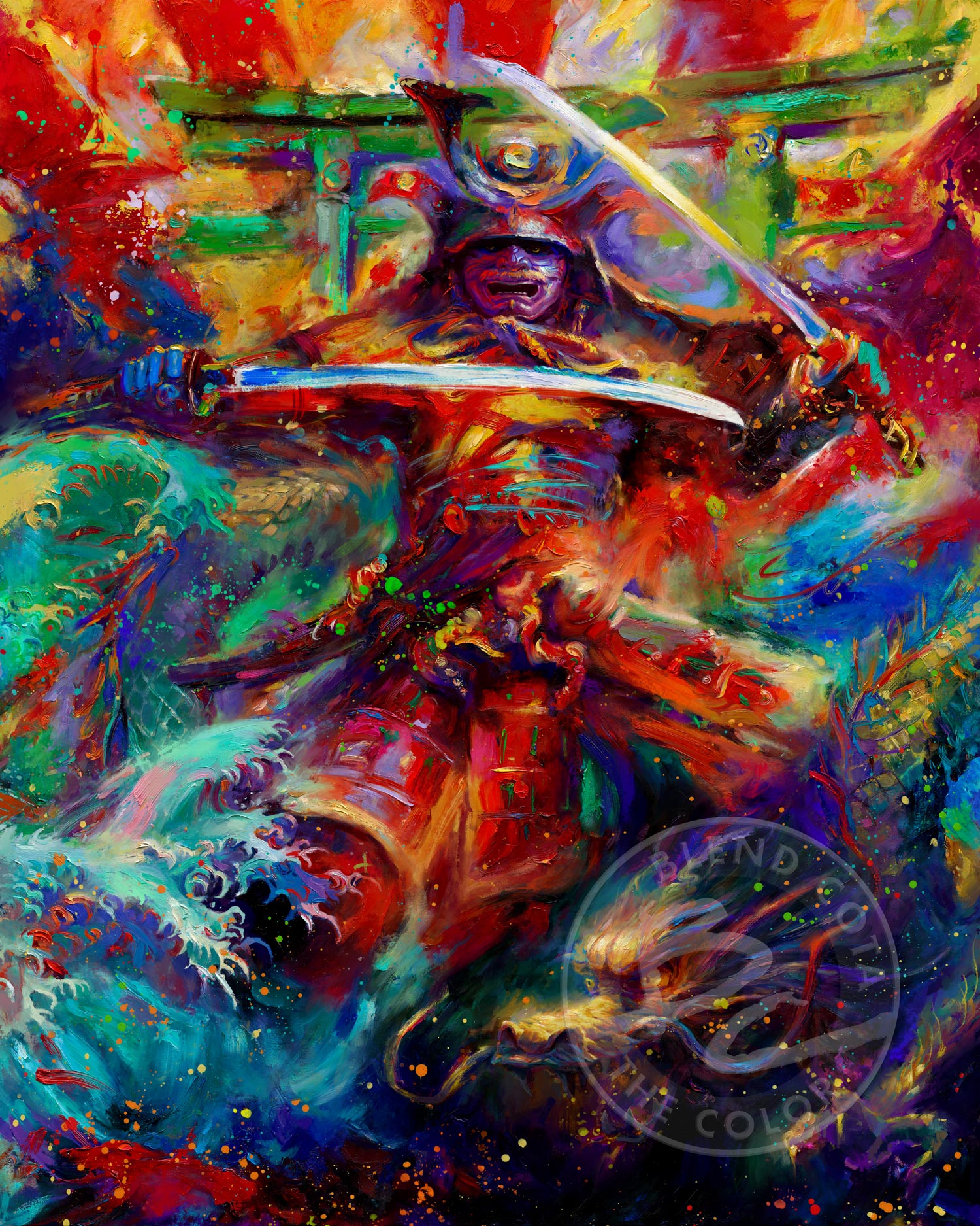 1500x1875 Samurai Warrior - Samurai Warrior Painting