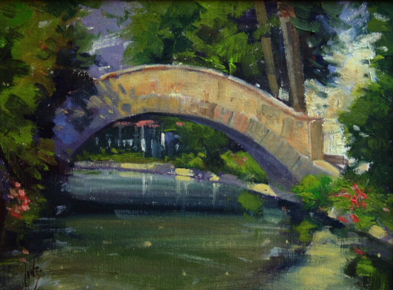 San Antonio Riverwalk Painting at PaintingValley.com | Explore ...