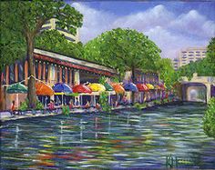 236x187 San Antonio Riverwalk San Antonio, Tx. Buchholz. A R T - San Antonio Riverwalk Painting