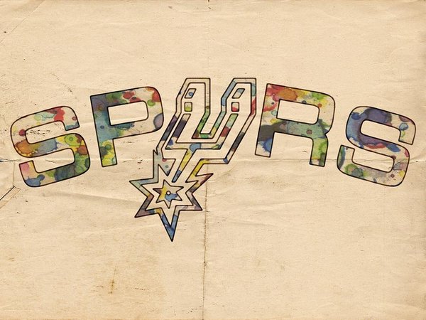 600x450 San Antonio Spurs Retro Poster Art Print By Florian Rodarte - San Antonio Spurs Painting