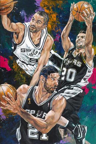 San Antonio Spurs Painting at PaintingValley.com | Explore collection ...