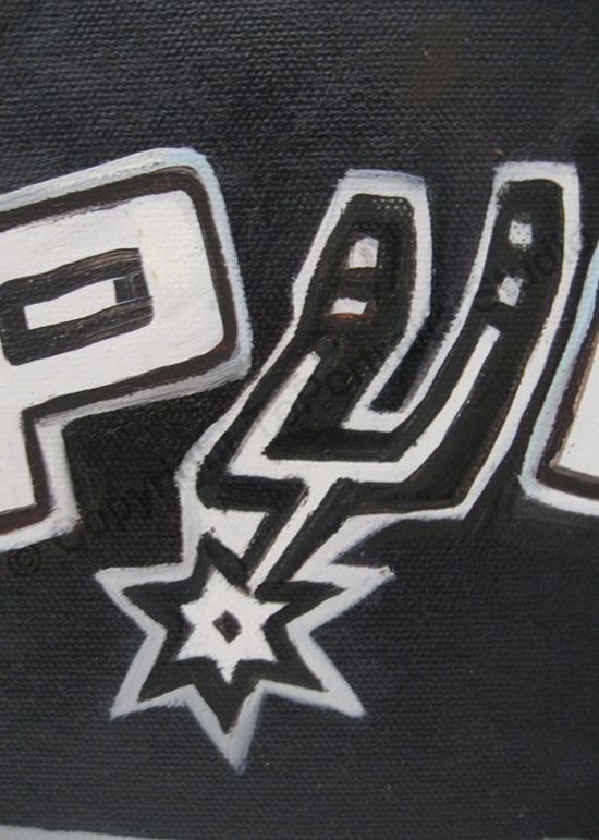 550x771 Tim Duncan San Antonio Spurs - San Antonio Spurs Painting