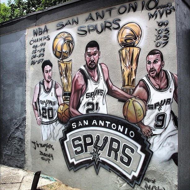612x612 Sanantonio - San Antonio Spurs Painting