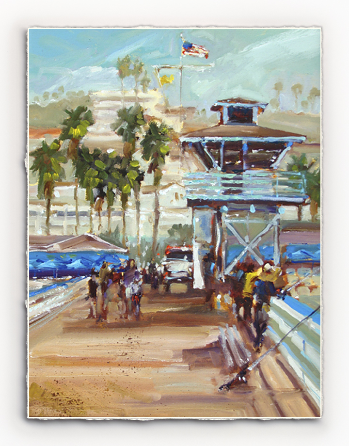 720x920 San Clemente Pier [Signature Edition 18 X 23] - San Clemente Painting