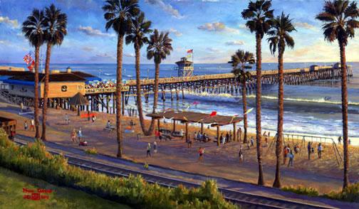 504x294 San Clemente Pier - San Clemente Painting