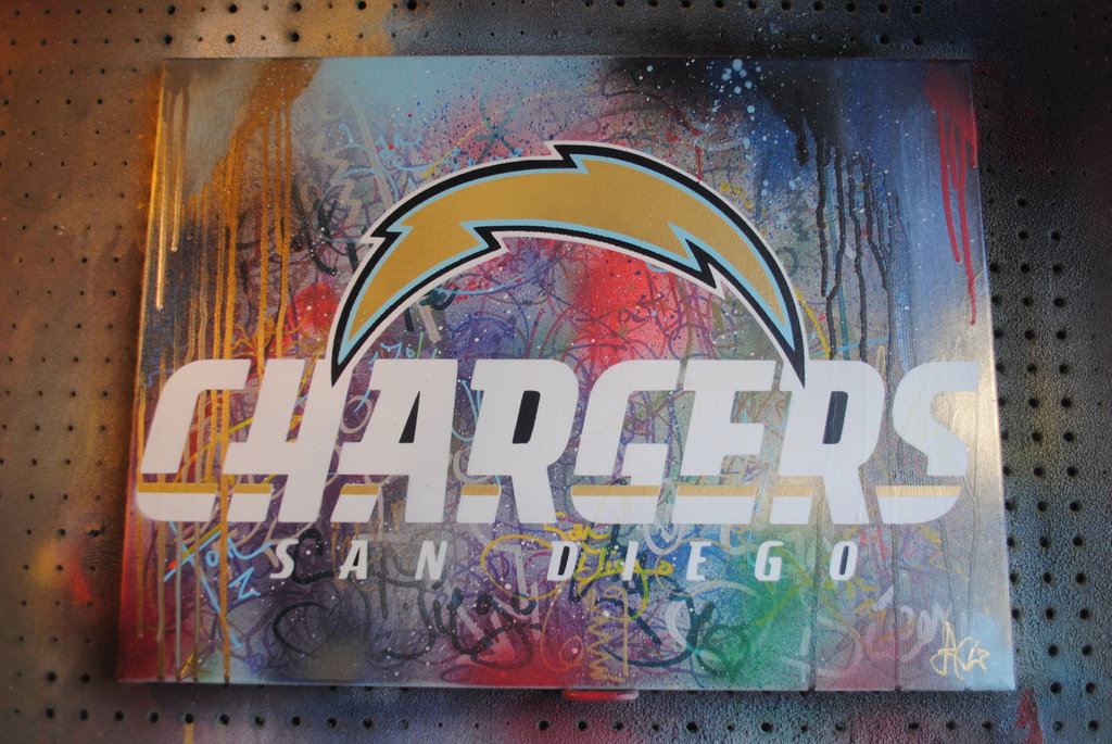 1024x685 San Diego Chargers Graffiti By Joshfryguy - San Diego Chargers Painting