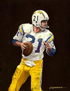 230x300 John Hadl San Diego Chargers Orginal Painting Ebay - San Diego Chargers Painting