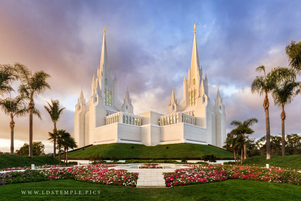 San Diego Temple Painting at PaintingValley.com | Explore collection of ...