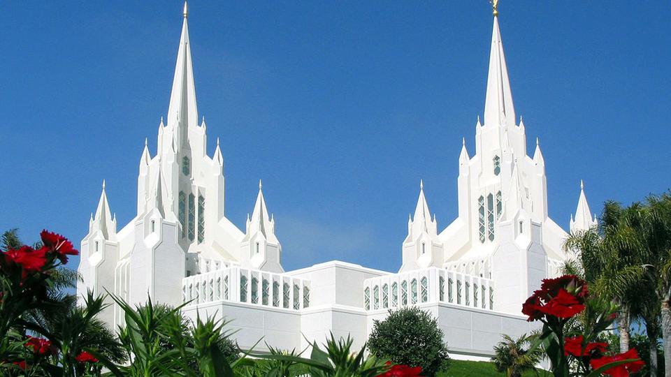 960x540 San Diego California Temple - San Diego Temple Painting