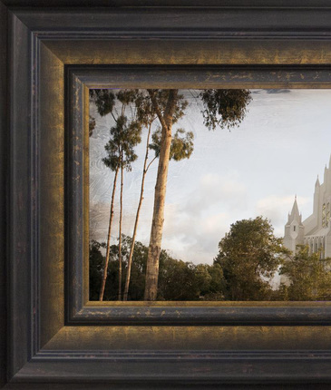 365x430 San Diego Temple, The Day Dawn Is Breaking (19x48 Canvas Framed - San Diego Temple Painting