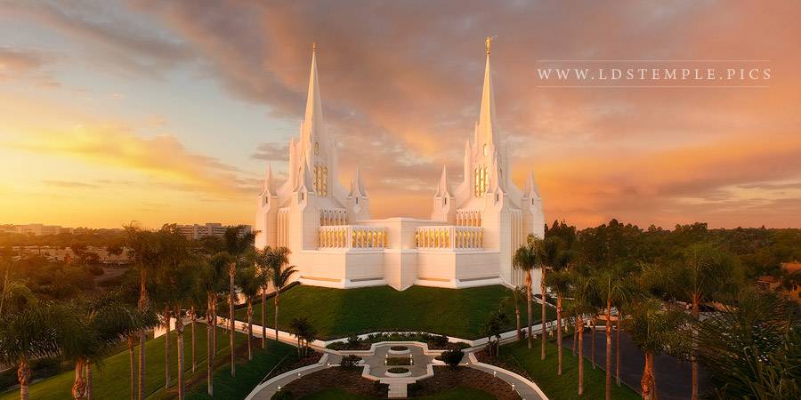 900x450 San Diego Temple Aerial - San Diego Temple Painting