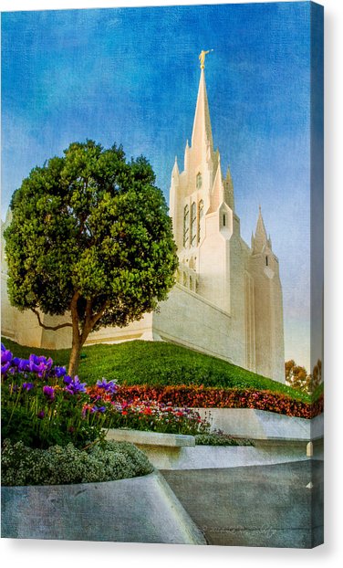 376x622 San Diego Temple Art Fine Art America - San Diego Temple Painting