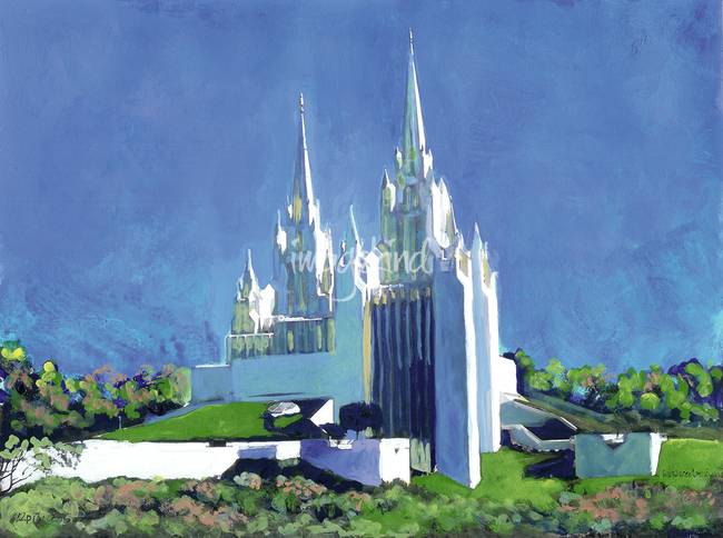 650x484 Stunning San Diego Temple Artwork For Sale On Fine Art Prints - San Diego Temple Painting