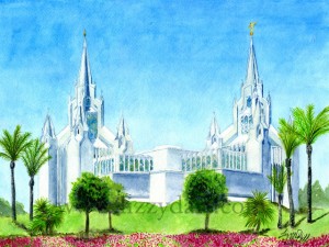 300x225 Lizzy's Blog - San Diego Temple Painting