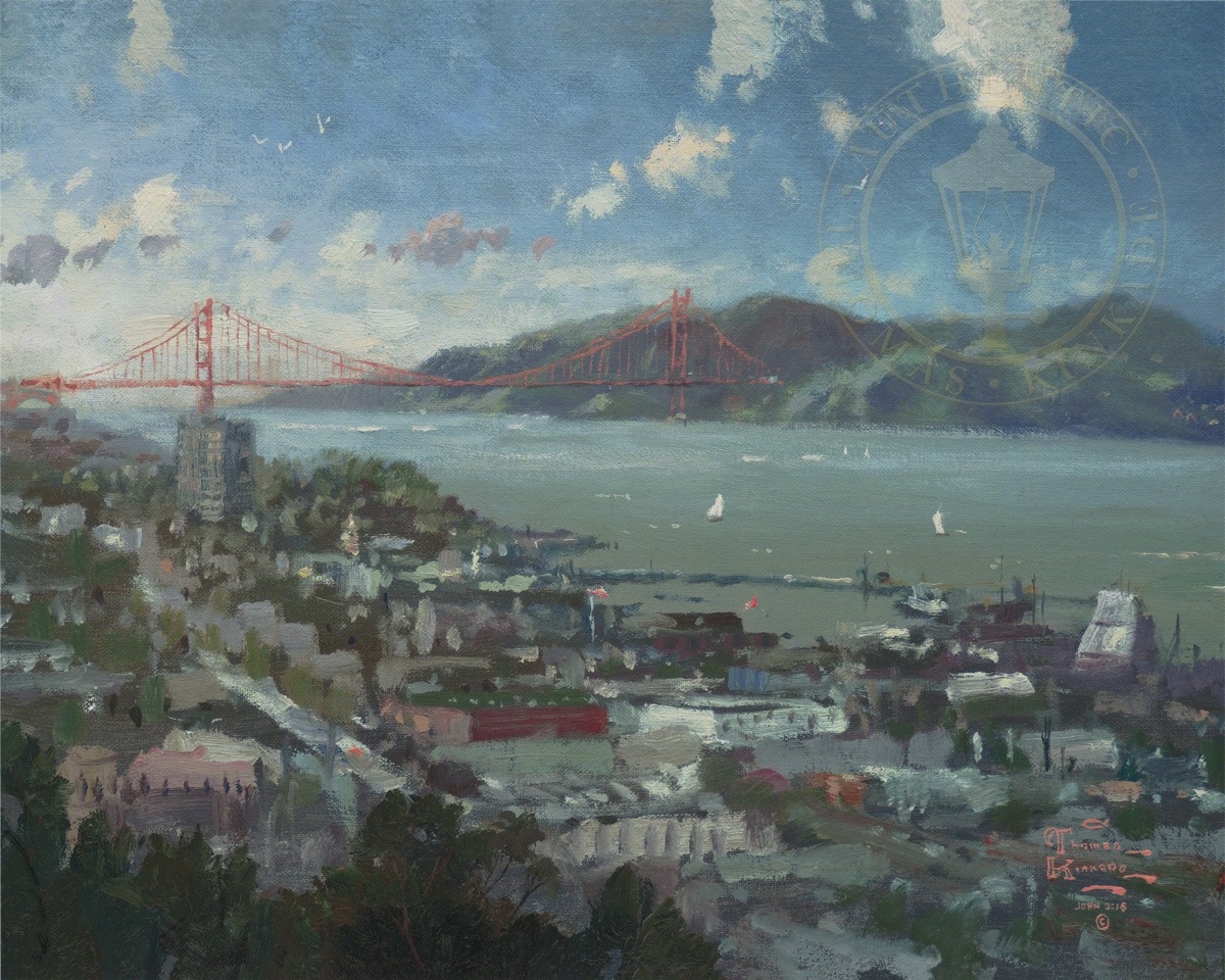 1200x960 San Francisco, View From Coit Tower Limited Edition Art - San Francisco Painting