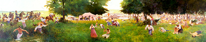 720x149 Birth Of A Republic - San Jacinto Painting