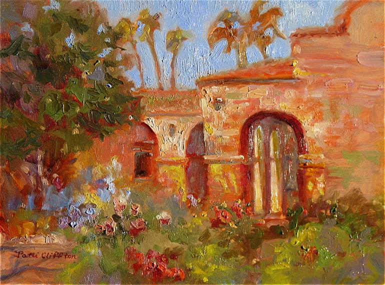 770x570 Saatchi Art Mission San Juan Painting By Patti Cliffton - San Juan Painting
