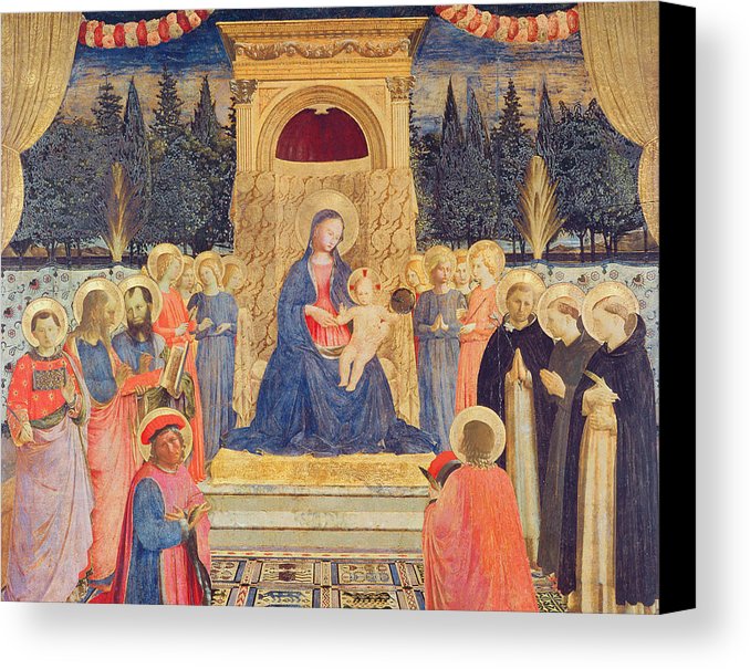 678x605 The San Marco Altarpiece Canvas Print Canvas Art By Fra Angelico - San Marco Altarpiece Painting