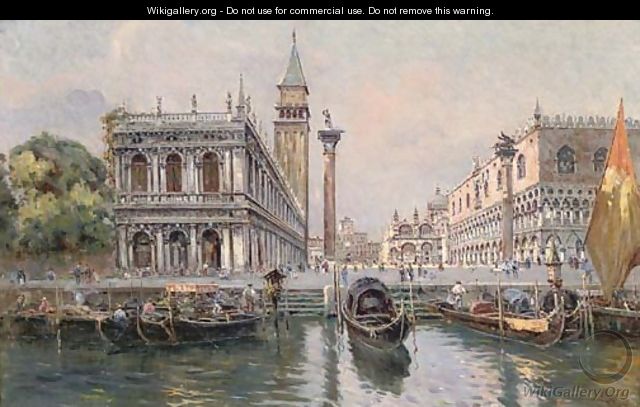 640x407 Piazzetta Of San Marco, Venice - San Marco Painting