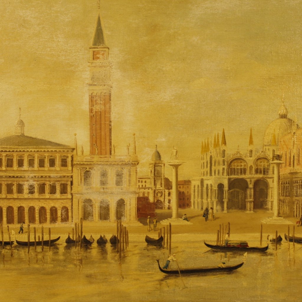 1024x1024 Dutch Oil Painting On Canvas View Of Piazza San Marco In Venice - San Marco Painting