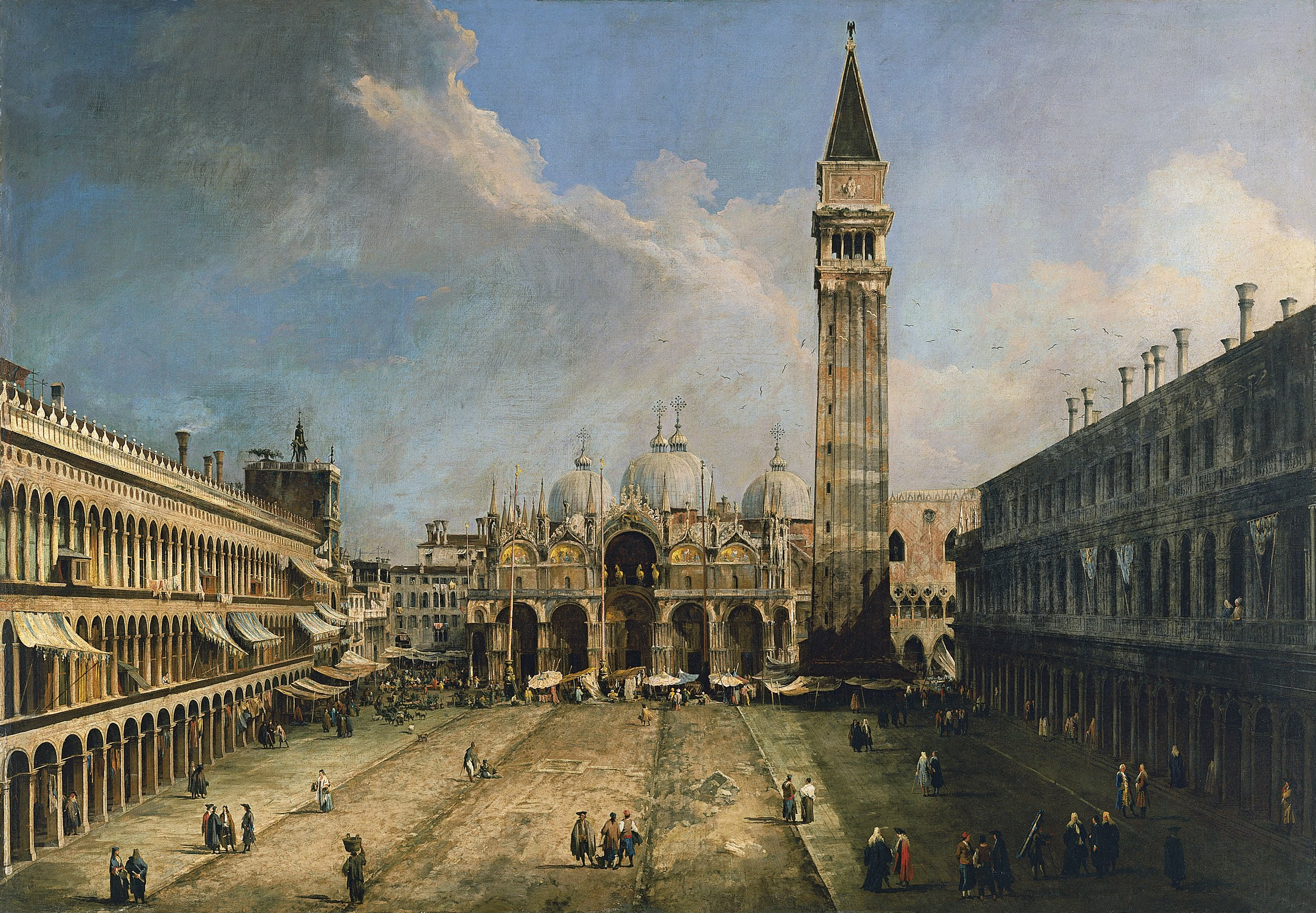 2505x1738 Filecanaletto - San Marco Painting