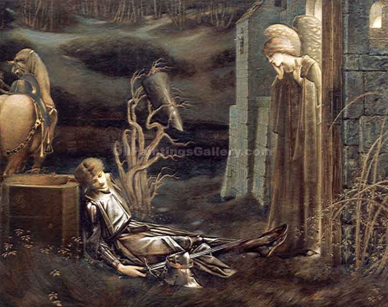 800x633 The Dream Of Launcelot - San Painting