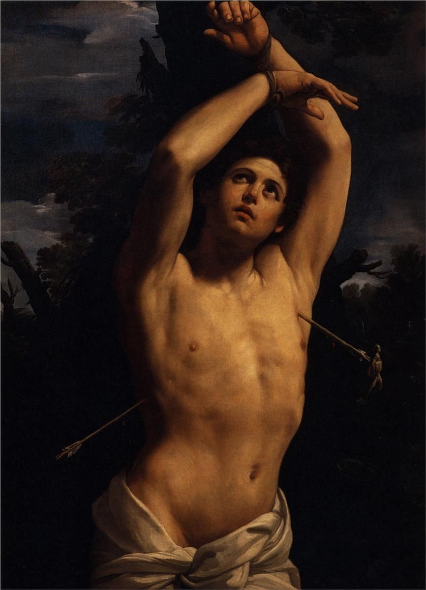 866x1200 Guido Reni The Martyrdom Of Saint Sebastian + - San Sebastian Painting
