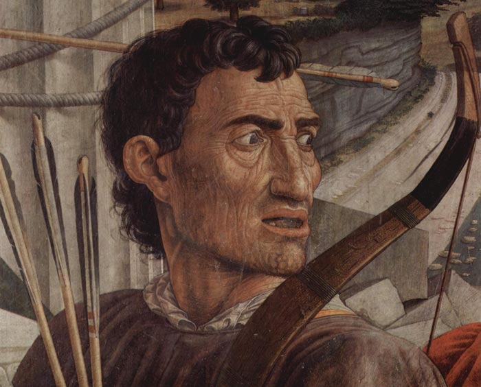 700x564 Andrea Mantegna, The Martyrdom Of Saint Sebastian Art In Tuscany - San Sebastian Painting