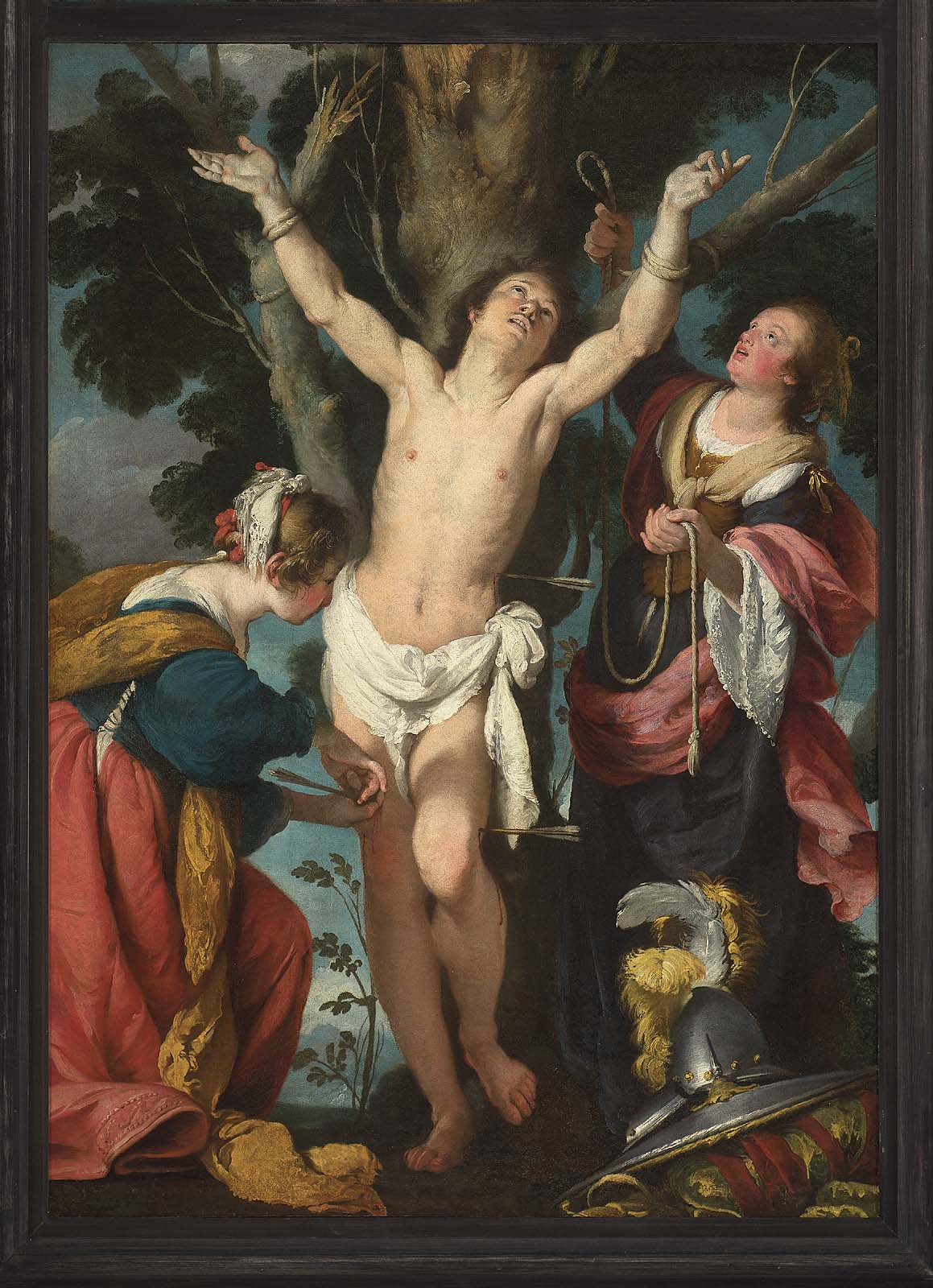 1159x1600 Saint Sebastian Tended By Saint Irene And Her Maid Museum - San Sebastian Painting