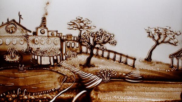 600x337 Live Sand Art Performance For Corporate Event Fun Advisor - Sand Art Painting